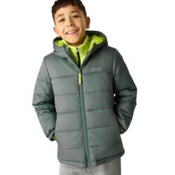 Regatta Junior Hooded Marizion Dark Forrest Green Mărime copii: 135-140 / Culoare: khaki (RKN148_0R8_C09)