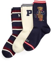 Ralph Lauren șosete pentru femei cu bumbac pachet de 3 9BY2-LGDZY8_59X (455P18196)