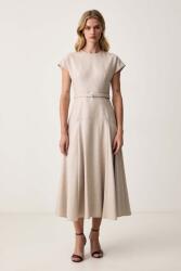HUGO BOSS rochie evazată cu amestec de lână Dopala 9BY2-SUDZ0H_08X (50568787)