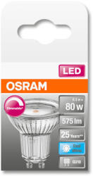 OSRAM Superstar dimmelhető 230V LED fényforrás (izzó) PAR16, GU10 foglalat, 8, 3 W, 350 lm, 4000K semleges fehér ( 4058075433700 ) (4058075433700)