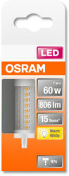 OSRAM Star LED fényforrás (izzó) ceruza, R7s foglalat, 7, 3 W, 806lm, 2700K meleg fehér ( 4058075432598 ) (4058075432598)