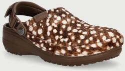 Crocs șlapi pentru femei din piele Classic Crafted Pony Hair Clog 9BY2-KLDZNR_89X