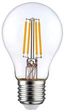 NEDES E27 LED izzó filament (7.3W/330°) A60 - 211lm/W- meleg fehér (ZLF512A)