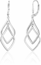 DRESCHER Jewellery Geometrikus dupla gyémánt fülbevaló