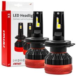 AMiO LED fényszóró izzók H4 X3 Series