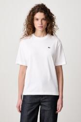 Lacoste női pamut póló - fehér 34 - answear - 24 990 Ft