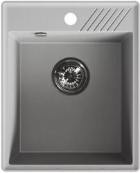Laveo SPH_510Y - Laveo HUB egymedencés 394X485 gránit mosogató szürke (SPH_10Y)