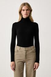 Max Mara hosszúujjú női viszkózzal WKDMULTIF - fekete S