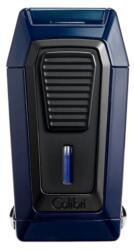 Colibri Quantum Black tripla szúrólángos szivar öngyújtó beépített ék vágóval - matt sötétkék (C-LI970C7)