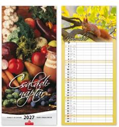 Herlitz Falinaptár 2027 Herlitz 220x480mm Családi