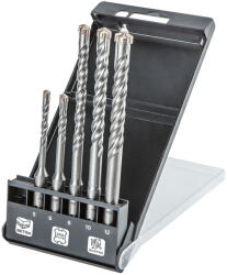 NEO TOOLS Betonfúró készlet SDS PLUS 5, 6 x110mm + 8, 10, 12 x160mm, 4 élű, 5db (57-572)