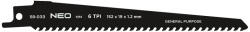 NEO TOOLS Orrfűrészlap, HM, 152x19x1.25mm, 6TPI (58-033) - storeplace