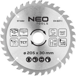 NEO TOOLS Körfűrészlap keményfém fogakkal, 205x30mm, 36 fog (57-682) - storeplace