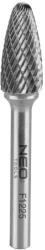 NEO TOOLS Keményfém marófej, turbómaró, F csúcsíves, 12x25mm, szár méret 6x45mm (55-372) - storeplace