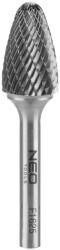 NEO TOOLS Keményfém marófej, turbómaró, F csúcsíves, 16x25mm, szár méret 6x45mm (55-374) - storeplace