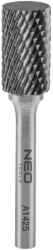 NEO TOOLS Keményfém marófej, turbómaró, A, hengeres, 14x25mm, szár méret 6x45mm (55-354) - storeplace