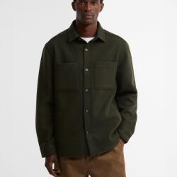 Barbour Marltown Tailored Wool Blend Overshirt - Sage - S