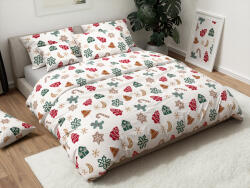  Lenjerie de pat din polibumbac HOLLY POLY alba Dimensiune lenjerie de pat: 2 buc 70 x 90 cm | 200 x 220 cm Lenjerie de pat