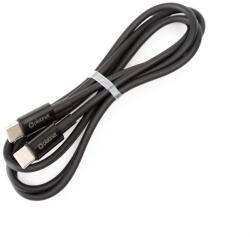 Platinet USB 2.0 USB-C/USB-C GYORSTÖLTŐ ADATKÁBEL 3A 60W 1m FEKETE (PSCCC120TB) - dvdlemezbolt