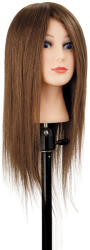 SalonTools mobilier, aparate, accesorii Cap de antrenament cu păr natural extra lung 45/50 cm, nuanța 5 (XS401807)