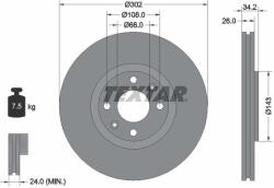 TEXTAR féktárcsa TEXTAR 92168503 for CITROËN, PEUGEOT (92168503)