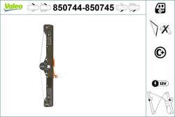 VALEO ablakemelő VALEO 850744 for FIAT, ABARTH (850744)