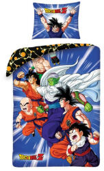 Halantex Dragon Ball 'támadás közös erővel' ágyneműhuzat szett 140 x 200 + 70 x 90 cm (DB-1103BL)