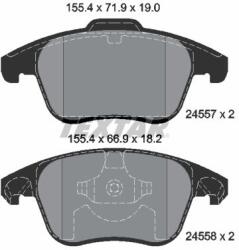 TEXTAR Fékbetét készlet TEXTAR 2455701 for CITROËN, DS, OPEL, PEUGEOT (2455701)