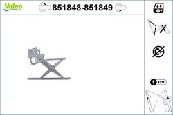 VALEO ablakemelő VALEO 851848 for TOYOTA (851848)