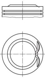 MAHLE dugattyú MAHLE 028 PI 00146 002 (028 PI 00146 002)