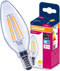 OSRAM LED izzó E14 gyertya B35 7.5W = 75W 1055lm 4000K 300° Filament VALUE Osram (4099854568220)