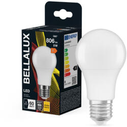 Bellalux LED izzó E27 gömb 8W = 60W 806lm 2700K meleg fehér 180° BELLALUX (BELLED4458)