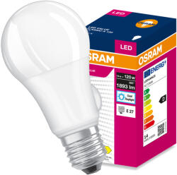 OSRAM LED izzó E27 A60 14W = 120W 1893lm 6500K hideg fehér 180° VALUE CLASSIC Osram (4099854546068)