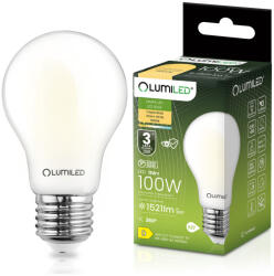 Lumileds LED izzó E27 A60 11W = 100W 1521lm 3000K meleg fehér Filament LUMILED (LUMLEDJ0218A)