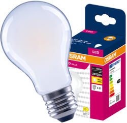 OSRAM LED izzó E27 A70 17W = 150W 2452lm 2700K meleg fehér 320° Filament VALUE Osram (4099854567100)