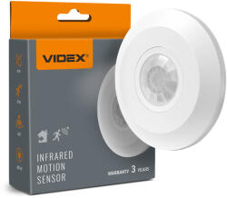 Videx Kerek beltéri PIR mozgásérzékelő IP20 mennyezeti fehér Videx (VIDAKC0475)