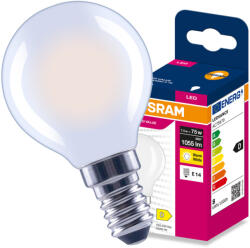 OSRAM LED izzó E14 gömb P45 7.5W = 75W 1055lm 2700K meleg fehér 300° Filament VALUE Osram (4099854568367)
