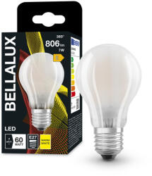 Bellalux LED izzó E27 A60 7W = 60W 806lm 2700K meleg fehér 300° BELLALUX (BELLED4678)