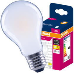OSRAM LED izzó E27 A70 17W = 150W 2452lm 4000K semleges fehér 320° Filament VALUE Osram (4099854567124)