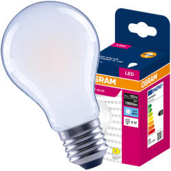 OSRAM LED izzó E27 A70 13W = 120W 1900lm 4000K semleges fehér 300° Filament VALUE Osram (4099854567049)