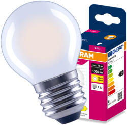OSRAM LED izzó E27 gömb P45 7.5W = 75W 1055lm 2700K meleg fehér 300° Filament VALUE Osram (4099854569821)