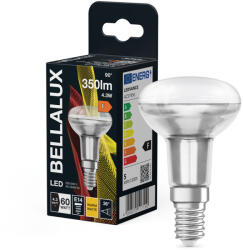 Bellalux LED izzó E14 reflektor R50 4.3W = 60W 350lm 2700K meleg fehér 36° BELLALUX (BELLED4652)