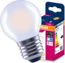 OSRAM LED izzó E27 gömb P45 5.9W = 60W 806lm 4000K semleges fehér 300° Filament VALUE Osram (4099854566301)