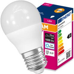 OSRAM LED izzó E27 gömb P45 7W = 75W 1055lm 6500K hideg fehér 160° VALUE CLASSIC Osram (4099854546945)