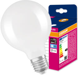 OSRAM LED izzó E27 gömb 7W = 60W 806lm 4000K semleges fehér 300° Filament VALUE Osram (4099854570223)
