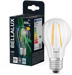 Bellalux LED izzó E27 A60 7W = 60W 806lm 4000K semleges fehér 300° BELLALUX (BELLED4714)