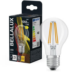 Bellalux LED izzó E27 A60 7.5W = 75W 1055lm 2700K 300° BELLALUX (BELLED4668)