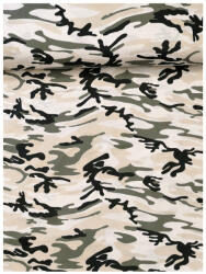  Pamutvászon textil - 160 cm terep mintával