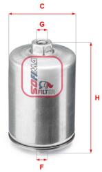 SOFIMA filtru combustibil SOFIMA S 1748 B (S 1748 B) - automobilus