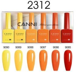 CANNI HEMA FREE UV/LED gél lakk szett 6x9ml - 2312 (1302k2)